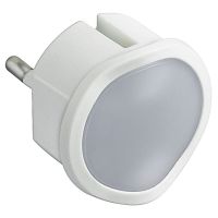 Lampka wtyczkowa LED z regulacją i funkcją latarki, biała | 050678 Legrand