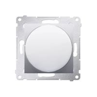 Sygnalizator świetlny LED – światło białe (moduł) 230V, srebrny mat | DSS1.01/43 Kontakt Simon