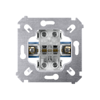 Łącznik schodowy podwójny (mechanizm) 10AX, 250V, zaciski śrubowe SW6/2M Simon 54 | SW6/2M Kontakt Simon