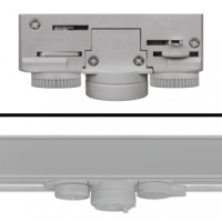 Adaptor elektryczny do szyny owalnej/kwadratowej/dostropowej 3F Szary | IV7600-00-20 Plexiform