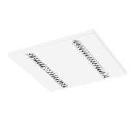 Oprawa rastrowa p/t Parabolic LED 27W 3000K 2x NT 600x600 3250lm, biała | BV002.1133.830.A000 PXF Lighting