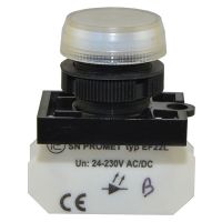 Lampka sygnalizacyjna NEF22TLD 24-230V, Fi-22mm, biała | W0-LD-NEF22TLD B Promet