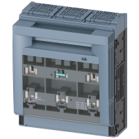Rozłącznik bezpiecznikowy 3NP1, 3-biegunowy, NH3, 630A, na płytę montażową , zaciski płaskie | 3NP1163-1DA10 Siemens