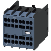 Blok styków pomocniczych 1NO+1NC, montowany z przodu, do 3RH i 3RT, zaciski sprężynowe | 3RH2911-2HA11 Siemens
