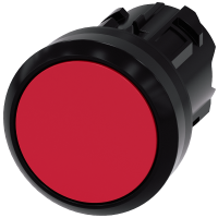 Przycisk płaski z samopowrotem 22mm, okrągły, plastikowy, czerwony, SIRIUS ACT | 3SU1000-0AB20-0AA0 Siemens