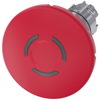 Przycisk grzybkowy awaryjny 3SU1, 22mm, czerwony, podświetlany, 60mm, wymuszone odblok. SIRIUS ACT | 3SU1051-1JB20-0AA0 Siemens
