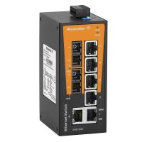 Switch, przełącznik sieciowy niezarządzany, IE-SW-BL08-6TX-2SC, Fast Ethernet, 6xRJ45, IP30 | 1240910000 Weidmuller