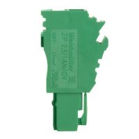 Złącze wtykowe, montaż bezpośredni, zielone ZP 2.5/1AN/QV/1 GN | 1820570000 Weidmuller