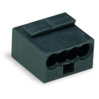 Złączka 4-przewodowa 4x0,6-0,8mm2 do puszek instalacyjnych MICRO, ciemnoszara | 243-204 Wago