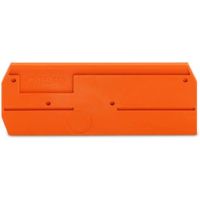 Ścianka końcowa/wewnętrzna, 2,5mm, pomarańczowa | 880-339 Wago