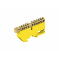 Listwa zaciskowa ochronna 11-modułowa/11x16mm2+1x35mm2/Żółta | R739596 An-kom