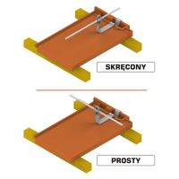 Uchwyt dachowy profilowany skręcony Z-śr. wzór 3 H=10cm /OG/ | E194700 An-kom