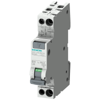 Wyłącznik różnicowo-prądowy RCBO compact 6kA, typ AC, 30mA, C6 | 5SV1316-1KK06 Siemens