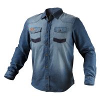 Koszula robocza DENIM, rozmiar XL | 81-549-XL NEO