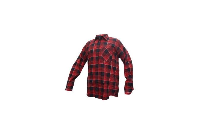 Koszula robocza flanelowa KFN czerwona_XL | 09233_XL Avacore