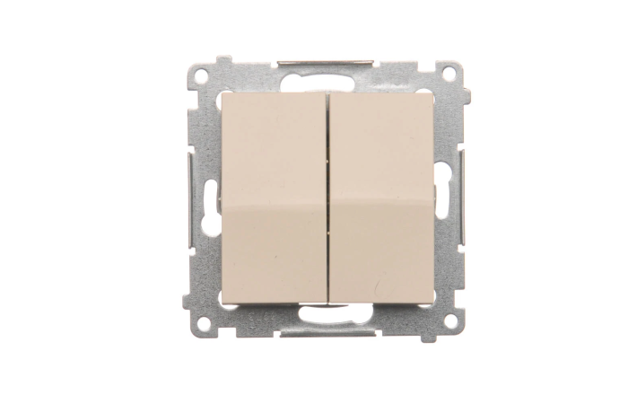 Łącznik świecznikowy (moduł) 10AX, 250V, szybkozłącza, krem DW5.01/41 Simon 54 | DW5.01/41 Kontakt Simon