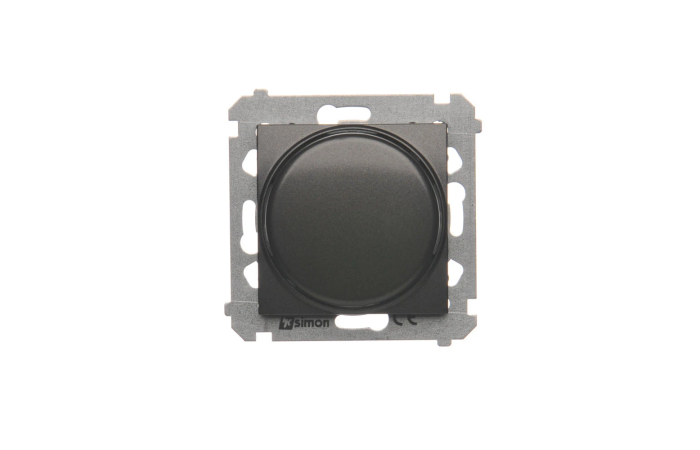 Ściemniacz obrotowy do LED ściemnialnych 230 V (moduł) 2–250 W, antracyt DS9L.01/48 Simon 54 | DS9L.01/48 Kontakt Simon