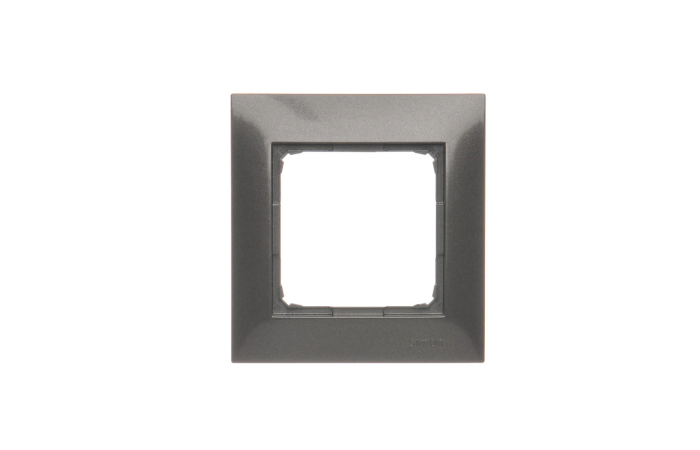 Ramka pojedyncza, antracyt, IP20/[IP44], Simon 54 Premium | DR1/48 Kontakt Simon