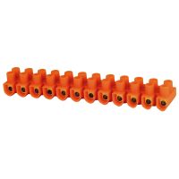 Listwa zaciskowa gwintowa termoplast. 4 mm2, 12 torów LTF12-4.0 pomarańczowa | 21310108 Simet
