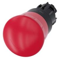 Przycisk grzybkowy awaryjny, STOP, 22mm, okrągły, plastikowy, czerwony, SIRIUS ACT | 3SU1000-1HB20-0AA0 Siemens