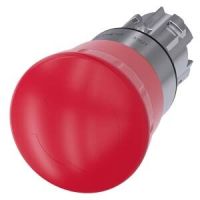 Przycisk grzybkowy awaryjny 22mm, okrągły, metal błyszczący, czerwony, wymuszone blok., SIRIUS ACT | 3SU1050-1HB20-0AA0 Siemens