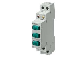Lampka modułowa 3P 3x Zielona, SENTRON | 5TE5802 Siemens