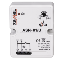 Automat schodowy 12-240V AC/DC, typ: ASN-01/U | EXT10000011 Zamel