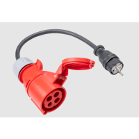 Adapter gniazd trójfazowych 16A do PAT 4P | WAADAPAT16C Sonel