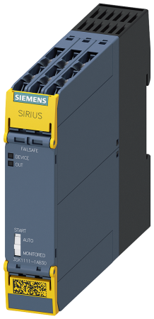 Przekaźnik bezpieczeństwa SIRIUS, 3NO+1NC, 24VAC/DC, zaciski śrubowe | 3SK1111-1AB30 Siemens