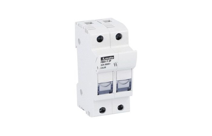 Podstawa bezpiecznikowa 10x38, 2 pola | FB01F2P Lovato Electric