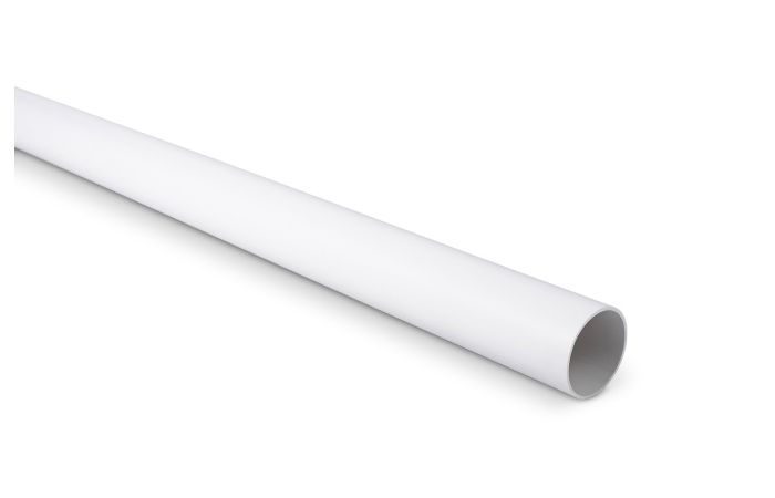 Rura elektroinstalacyjna sztywna PVC RL 22 320N samogasnąca, biała (3m/20szt) | 10096 TT Plast