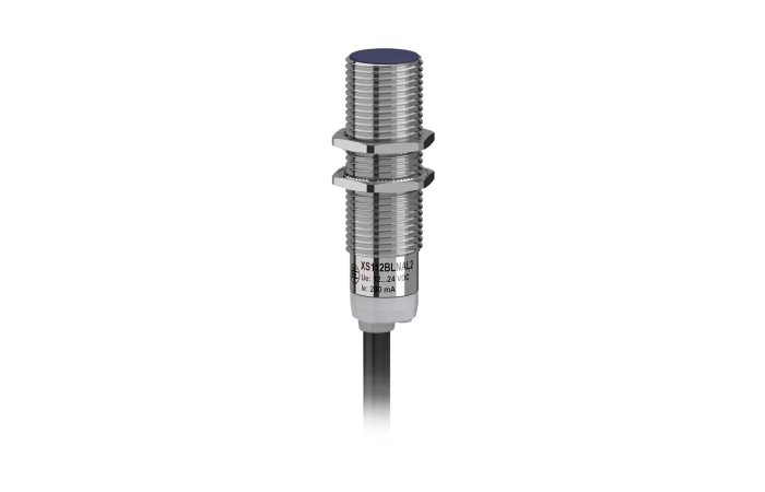 Czujnik indukcyjny M12 z wyjściem PNP 1NO, 12-24V DC, kabel 2m | XS112B3PAL2 Telemecanique Sensors
