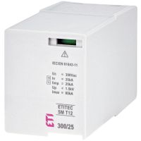 Moduł wymienny ogranicznika przepięć, MOD. ETITEC SM T12 300/25, typ T1+T2 (B+C) | 002440575 Eti