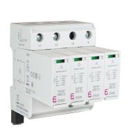 Ogranicznik przepięć, iskiernik Iimp=25kA, TT, ETITEC GSM T12 275/25 3+1 RC, typ T1+T2 (B+C) | 002440611 Eti