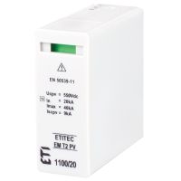 Moduł wymienny ogranicznika przepięć, MOD. EM T2 PV 550/20, PV typ T2 (C) | 002440627 Eti