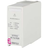 Moduł wymienny ogranicznika przepięć, MOD.ETITEC M T12 550/12,5 PE/N, typ T1+T2 (B+C) | 002440813 Eti