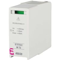 Moduł wymienny ogranicznika przepięć, MOD.ETITEC M T2 400/20 PE/N, typ T2 (C) | 002440822 Eti
