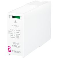 Moduł wymienny ogranicznika przepięć PV, MOD. M T12 PV 550/12,5 M, typ T1+T2 (B+C) | 002440519 Eti