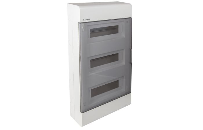 Rozdzielnica moduł. n/t SRn-36 3x12 610x316x110mm IP40 (N+PE) drzwi transp, biała (1/70szt) | 1.36 Elektro-Plast Opatówek