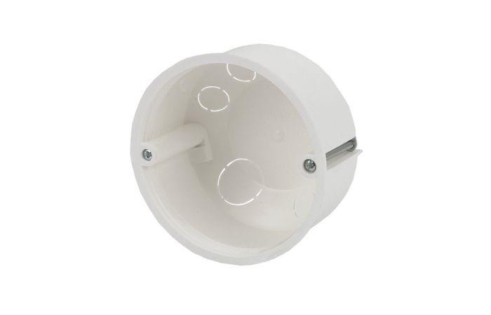 Puszka Instalacyjna p/t PO-Ø80ep, do płyt gipsowych, z pokrywą 83x83x52mm biała (80szt) | 13.45 Elektro-Plast Opatówek
