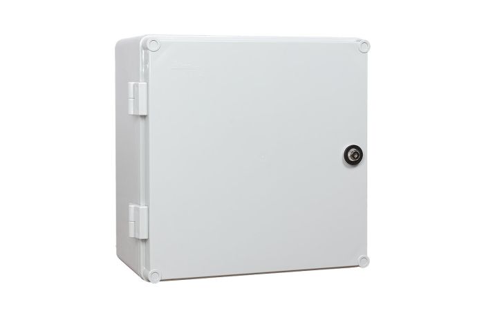Obudowa z tworzywa n/t Uni-0 300x300x160mm IP65 płyta montaż, drzwi pełne, szara (1szt) | 43.0 Elektro-Plast Opatówek