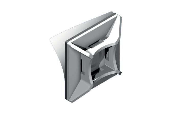Podstawka montażowa do opasek - samoprzylepna PMS-19-19-100 biała (100szt) | 25.290 Elektro-Plast Opatówek