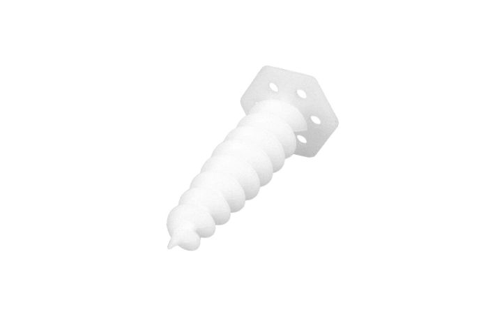 Wkręcany kołek do montażu w izolacji, z kluczem KWM-80 biały (4szt) | 22.178 Elektro-Plast Opatówek