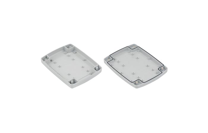 Puszka hermet. przemysłowa PHP-124 IP67 145x185x39mm szara (1szt) | 62.125 Elektro-Plast Opatówek