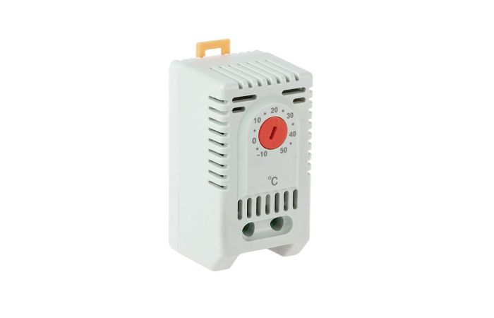 Termostat na grzanie TBG2, zamykający(NC) -10/+50°C,bimetalowy,TH35, 120-250V AC/DC,60x33x43mm szary | 86.02 Elektro-Plast Opatówek