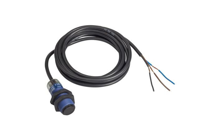 Czujnik fotoelektryczny M18 z wyjściem PNP 1NO 12-24V DC, kabel 5m | XUB5APANL5 TMSS France