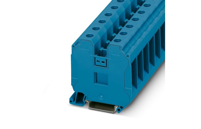 Złączka szynowa przepustowa 2-przewodowa 1,5-50mm2 UT 35 BU niebieska (opak.50szt) | 3044238 Phoenix Contact