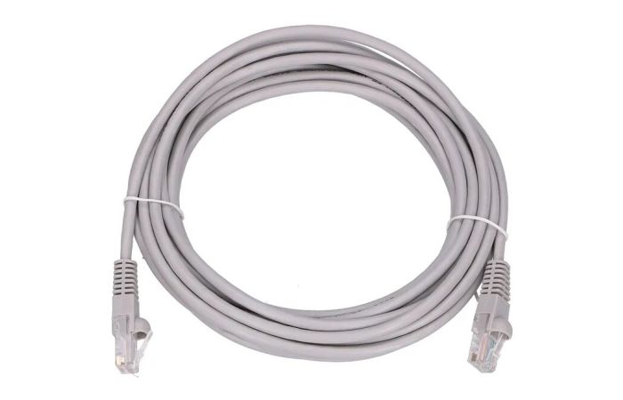 Patchcord LAN RJ45 Kat.5e UTP 5m AWG26 CU szary Extralink | EX.7690 BATNA