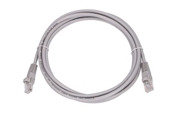 Patchcord LAN RJ45 Kat.5e UTP 3m AWG26 CU  szary Extralink | EX.7683 BATNA