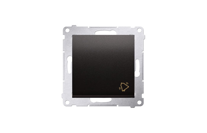 Przycisk „dzwonek” (moduł) 10AX, 250V, szybkozłącza, antracyt DD1.01/48 Simon 54 | DD1.01/48 Kontakt Simon